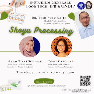 Poster Kamada Shoyu Undip IPB