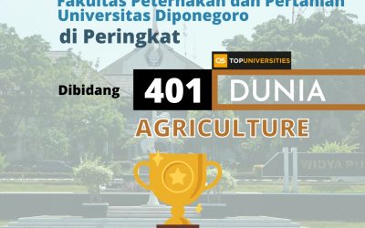 Faculty of Animal and Agricultural Sciences of Diponegoro University Managed to Rank 400+ in QS World University Rankings