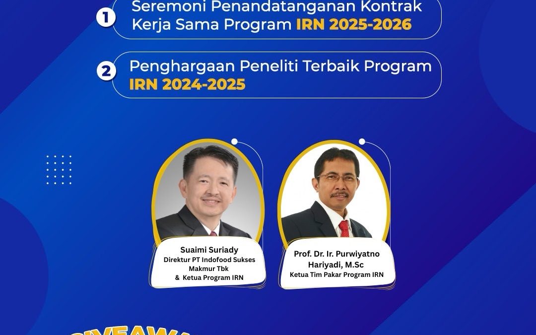 Jasmine Hanna Athiyyah Wakili Undip dalam Kick-Off Program Indofood Riset Nugraha 2025–2026