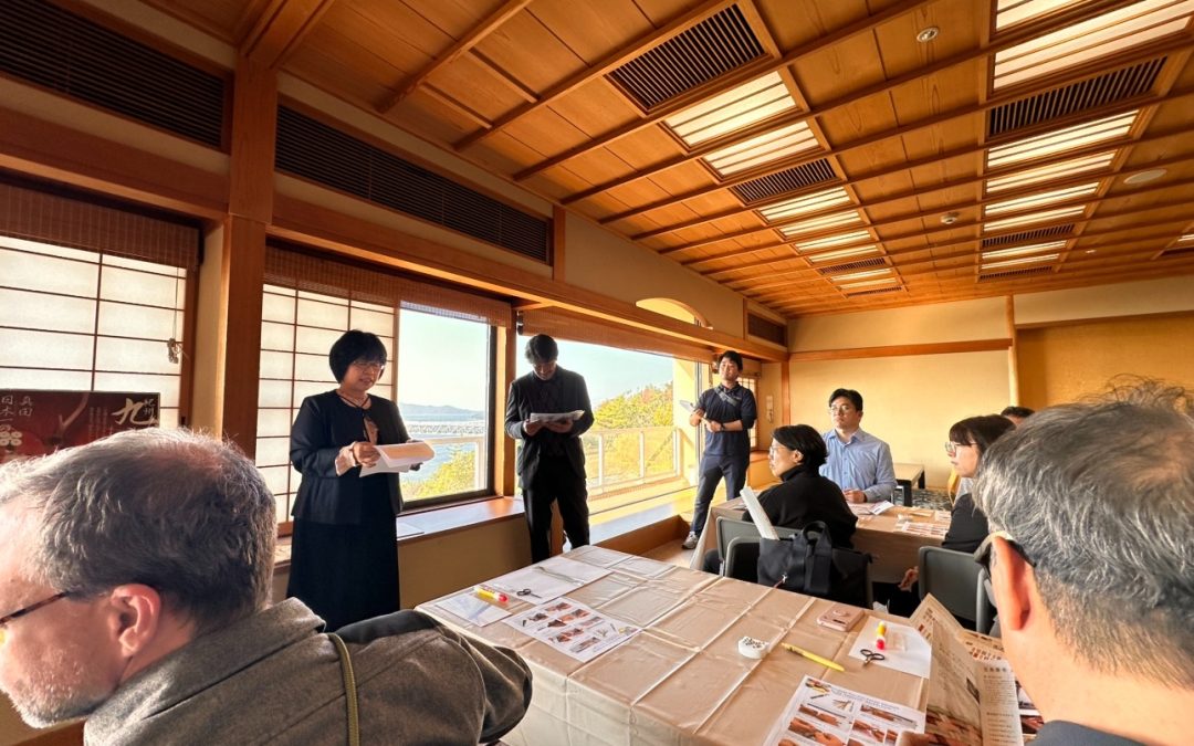 Kunjungan ke industri Sanada-himo Kojima Tarakoto rangkaian kegiatan ISRS 2025